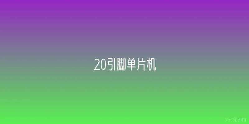 20引脚单片机