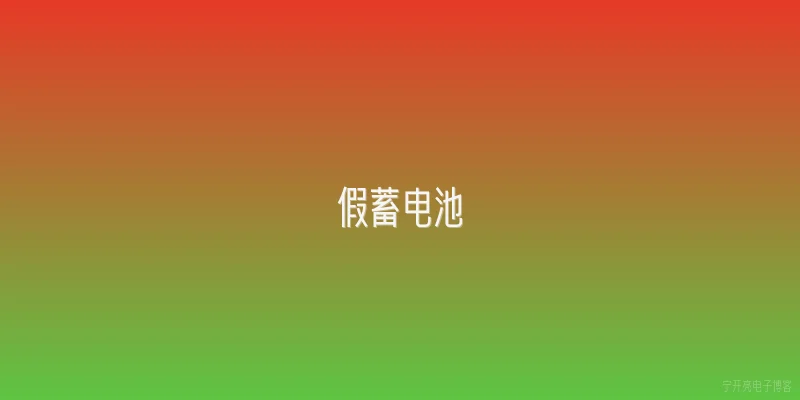 假蓄电池