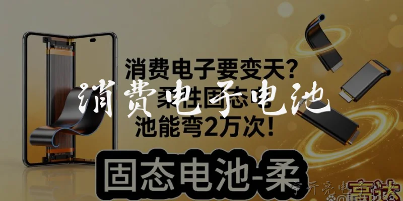 消费电子电池:消费电子电池主要有哪些类型？各自有什么特点？