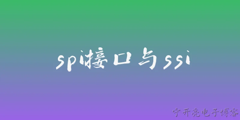 spi接口与ssi:SPI接口和SSI接口在基本定义上有什么区别？ - 2026最新接口问答知识盘点大全