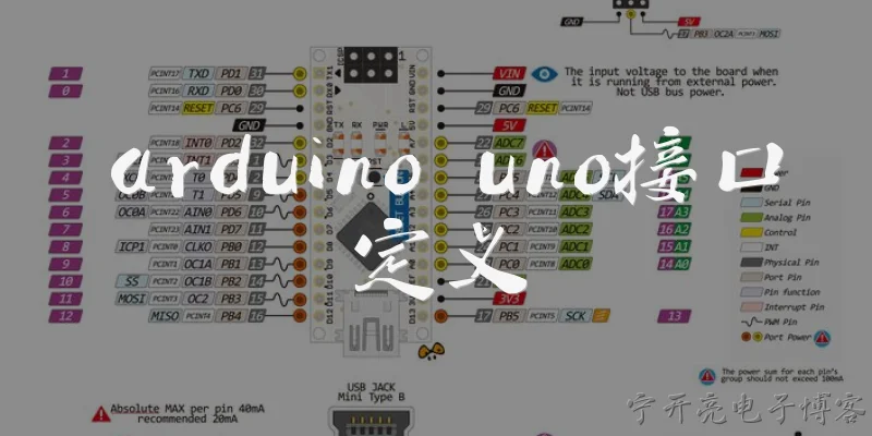 arduino uno接口定义:Arduino Uno的数字引脚有哪些，如何编号？
